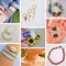 DICOBD 12000pcs 3mm Glass Seed Beads for Bracelets Making Kit with Letter Alphabet Beads, Friendship Bracelet Kits 8/0 Craft Bead for Jewelry Making Necklaces and Key Chains with 2 Rolls of Cord